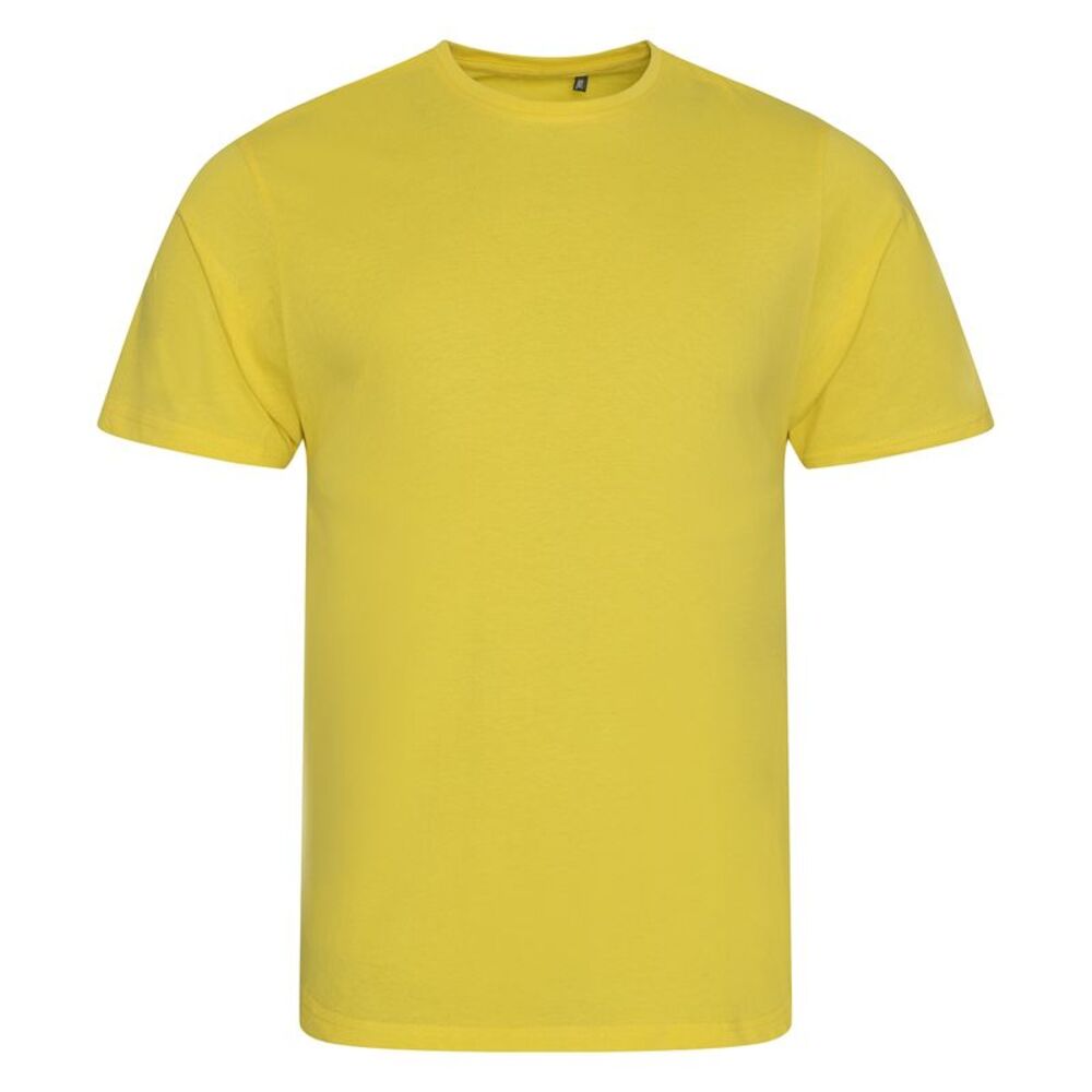 Awdis Mens Cascade Ecologie T-Shirt / Sun Yellow